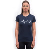 Tee-shirt femme laine Mérinos W'S SONGBIRDS deep-blue SENSOR