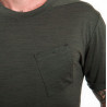 Tee-shirt homme laine Mérinos TRAVELLER olive-green SENSOR