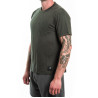 Tee-shirt homme laine Mérinos TRAVELLER olive-green SENSOR