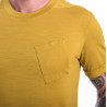 Tee-shirt homme laine Mérinos TRAVELLER moutarde SENSOR