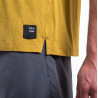 Tee-shirt homme laine Mérinos TRAVELLER moutarde SENSOR