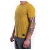 Tee-shirt homme laine Mérinos TRAVELLER moutarde SENSOR