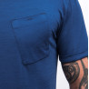 Tee-shirt homme laine Mérinos TRAVELLER dark-blue SENSOR