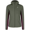 Veste Softshell femme PEAK JACKET WOMAN 4914 sage-green Montura