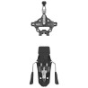 Fixation ski de rando avec freins-skis CREST 10 black ATK Bindings 2025