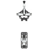 Fixation ski de rando HAUTE ROUTE 10 PLUS blanche ATK Bindings 2025