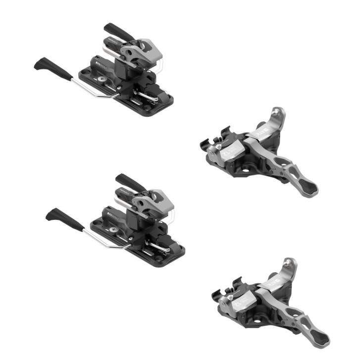 Fixation ski de rando avec freins-skis TIMEPACER 12 black ATK Bindings 2025