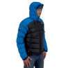 Doudoune à capuche STELVIO -15°C noir-bleu SirJoseph