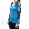 Tee-shirt femme laine Mérinos W'S MERINO IMPRESS LS universe-blue SENSOR