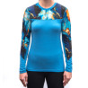Tee-shirt femme laine Mérinos W'S MERINO IMPRESS LS universe-blue SENSOR