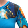 Tee-shirt femme laine Mérinos W'S MERINO IMPRESS LS universe-blue SENSOR