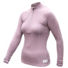 Tee-shirt ML femme laine Mérinos W'S DOUBLE FACE 1/4 ZIP mystic SENSOR