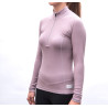 Tee-shirt ML femme laine Mérinos W'S DOUBLE FACE 1/4 ZIP mystic SENSOR