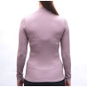 Tee-shirt ML femme laine Mérinos W'S DOUBLE FACE 1/4 ZIP mystic SENSOR