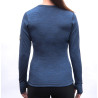 Tee-shirt ML femme laine Mérinos W'S MERINO BOLD LS cool-blue SENSOR