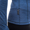 Tee-shirt ML femme laine Mérinos W'S MERINO BOLD LS cool-blue SENSOR