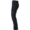 Pantalon softshell homme avec zip et guêtres COULOIR PLUS noir Directalpine