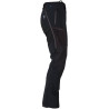 Pantalon softshell homme avec zip et guêtres COULOIR PLUS noir Directalpine