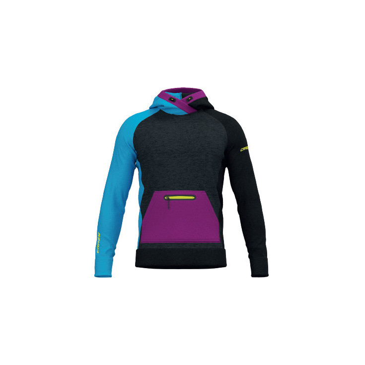 Polaire à capuche homme DELAY PULL energy CRAZY IDEA 2025