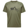 Tee-shirt respirant homme MOUNTAIN T-SHIRT 8035m marsh-green Mammut 2025