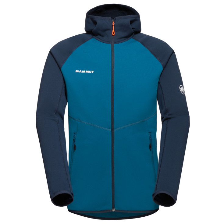 Polaire à capuche homme ACONCAGUA ML HOODED deep-ice marine Mammut 2025