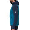 Polaire à capuche homme ACONCAGUA ML HOODED deep-ice marine Mammut 2025