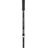 Bâtons 2 brins réglables CRUX CARBON SKI TOURING POLE noir HEAD 2025