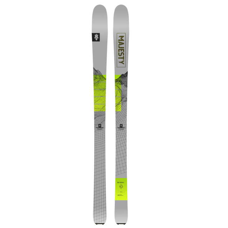 Ski de rando polyvalent SUPERSCOUT 85 gris-lime MAJESTY 2025