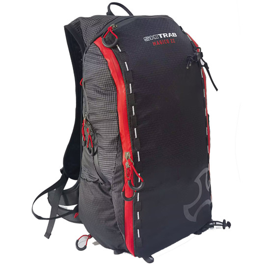 Sac à dos ski de rando MAGICO 22 BACKPACK 2.0 noir-rouge Skitrab 26