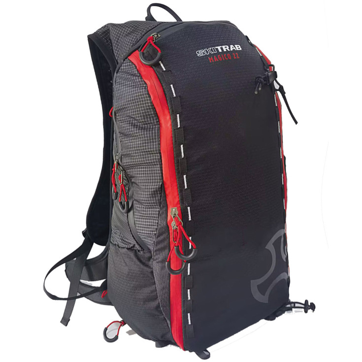 Sac à dos ski de rando MAGICO 22 BACKPACK 2.0 noir-rouge Skitrab 26