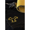 Combinaison ski-alpinisme homme 2 pièces GARA AERO TRACKSUIT MAN Haut+Bas noir-jaune SkiTrab