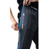 Sur-pantalon imperméable unisexe GARA AERO OVERPANT 2.1 noir-bleu SkiTrab