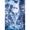 Piolet alpinisme STYX marteau 50cm gris Blue Ice 2025