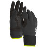 Gants 2 en 1 ski de rando FLEECE GRID COVER GLOVE black-raven Ortovox 2025