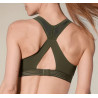 Brassière sport femme BRA 38 kaki HÄSTKO