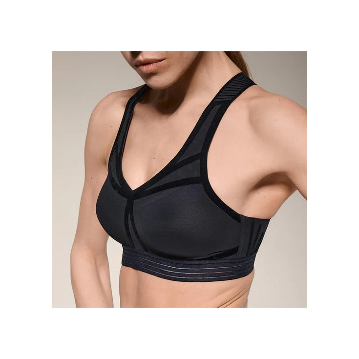 Brassière sport femme BRA 38 noire HÄSTKO