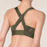 Soutien-gorge de sport femme BRA 91 kaki HÄSTKO