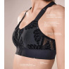 Soutien-gorge de sport femme BRA 91 noir HÄSTKO