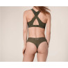 Culotte de sport femme TANGA 23 kaki HÄSTKO