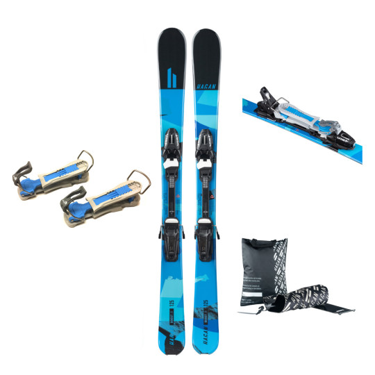 Pack ski de rando enfant BOOST JR 76 bleu Hagan