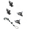 Pack ski de rando grand gabarit X-TREME 82 Fischer bleu-rouge 184cm
