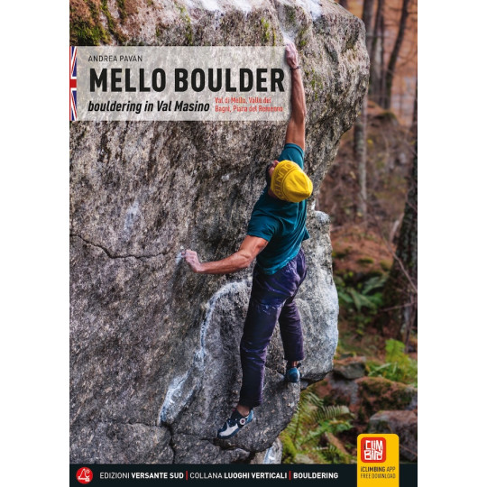 Livre Topo Escalade Italie - MELLO BOULDER (ENGLISH) - Andrea Pavan - Versante Sud - 2024
