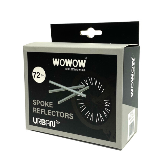 Réflecteurs de rayons vélo 72 pièces SPOKE REFLECTORS gris WOWOW