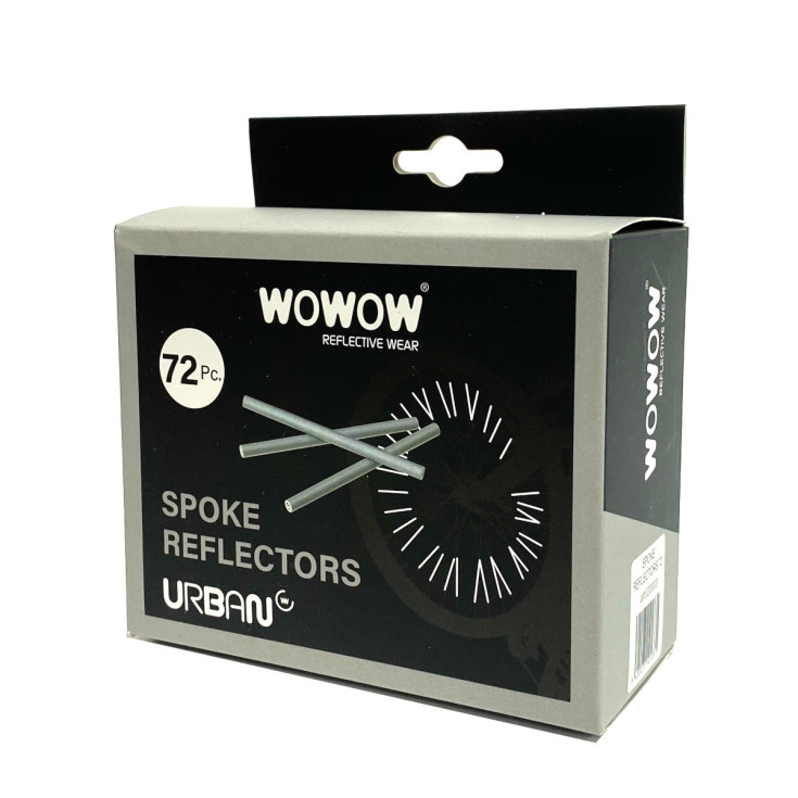 Réflecteurs de rayons vélo 72 pièces SPOKE REFLECTORS gris WOWOW