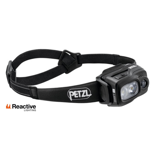 Lampe frontale rechargeable SWIFT RL noir 1100 lumens Petzl