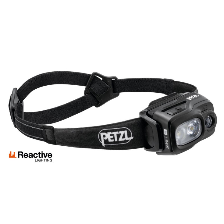 Lampe frontale rechargeable SWIFT RL noir 1100 lumens Petzl