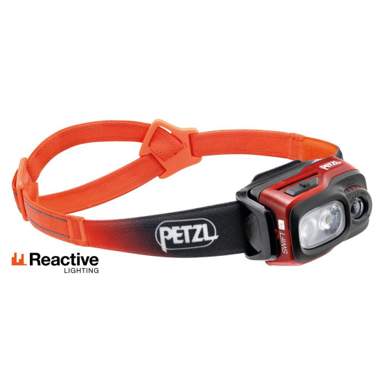 Lampe frontale rechargeable SWIFT RL orange 1100 lumens Petzl