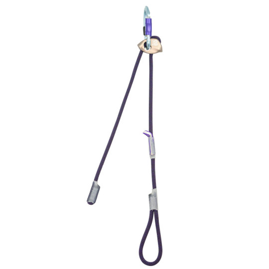 Longe escalade réglable EXPRESSO FIT 40-100cm bleu BEAL