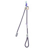 Longe escalade réglable EXPRESSO FIT 40-100cm bleu BEAL