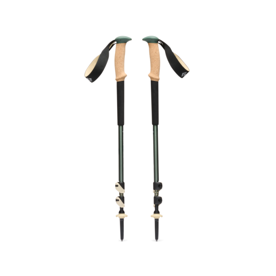 Bâtons de marche 3 brins TRAIL CORK TREKKING POLES vert Black Diamond (la paire)